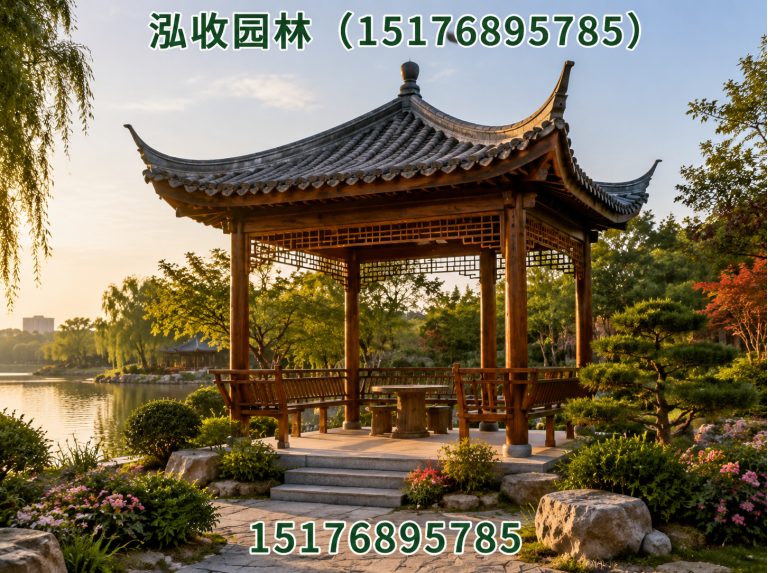呼和浩特防腐木凉亭展示图